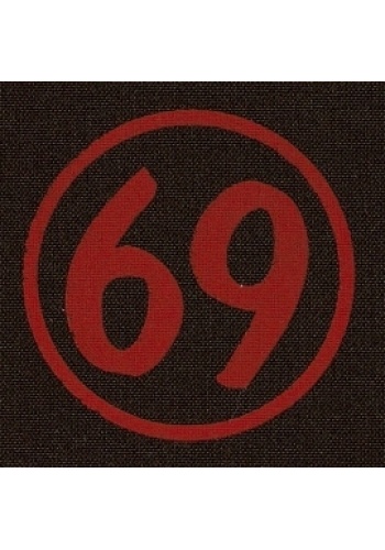 Naszywka 69 - czerwona
