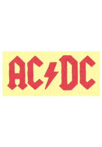 Naszywka AC/DC (żółta)