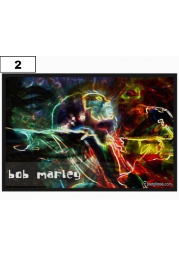 Naszywka BOB MARLEY neon (02)