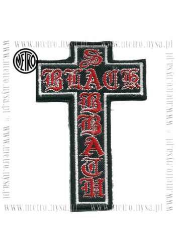 Prasowanka BLACK SABBATH krzyż