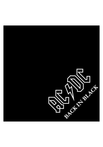 Bandamka czarna AC/DC Back in Black
