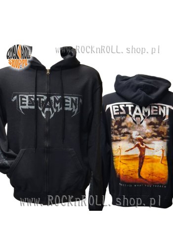 Bluza na zamek TESTAMENT "Practice What You Preach"