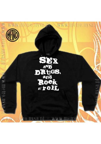 Bluza z kapturem SEX DRUGS & ROCK N ROLL