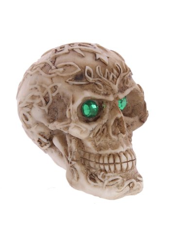 Czaszka Celtycka z Zielonymi oczami