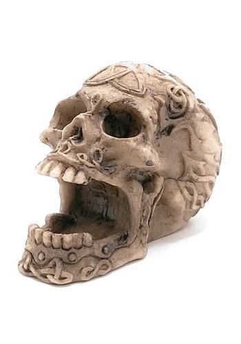 Figurka Czaszka Celtycka otwarta
