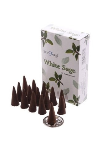 Kadzidełka stożkowe WHITE SAGE