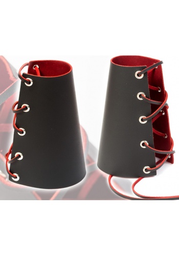 Karwasz gładki wiązany 17cm Red