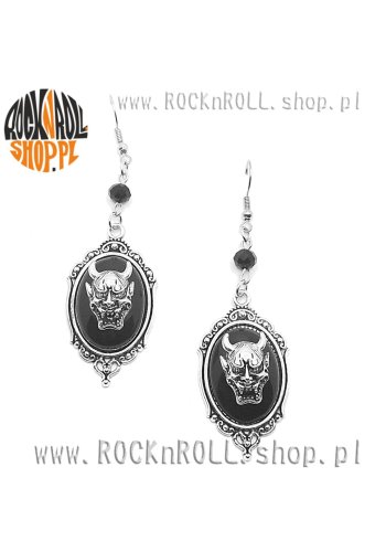 Kolczyki ANTIQUE z Chińską Maską