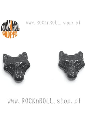 Kolczyki WILKI czarne