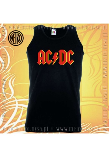 Koszulka bez rękawów AC/DC logo