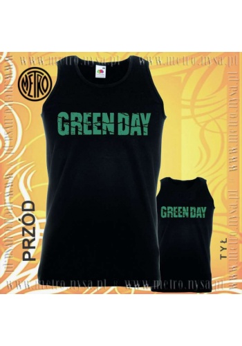 Koszulka bez rękawów GREEN DAY logo
