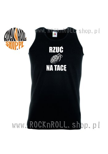 Koszulka bez rękawów "Rzuć na tacę"