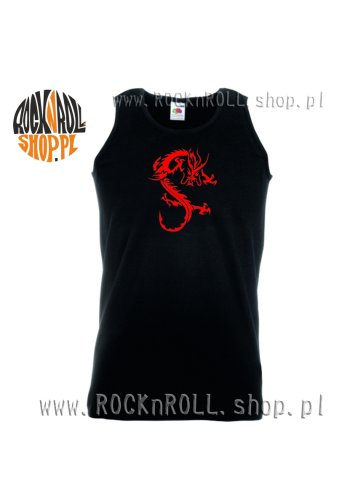 Koszulka bez rękawów SMOK Czerwony