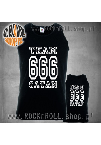 Koszulka bez rękawów TEAM 666 SATAN