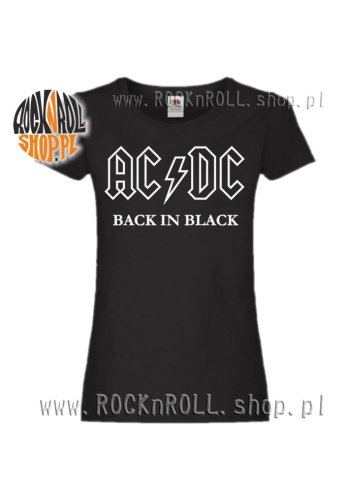 Koszulka damska AC/DC Back in Black