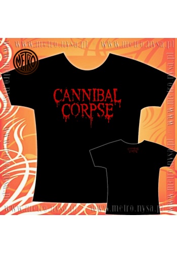 Koszulka damska CANNIBAL CORPSE krwawe logo