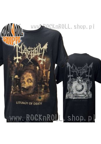 Koszulka MAYHEM "Liturgy Of Death"