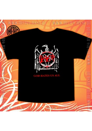 Koszulka SLAYER "God hates us all"