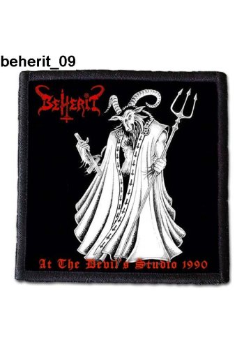 Naszywka BEHERIT "At the Devil's Studio 1990"