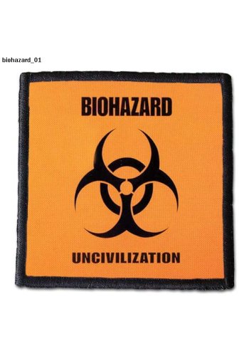 Naszywka BIOHAZARD "Uncivilization"
