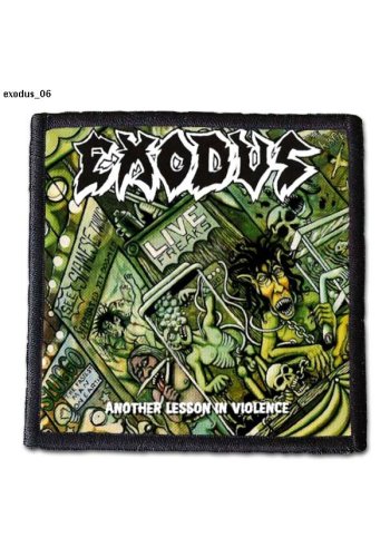 Naszywka EXODUS "Another Lesson In Violence"