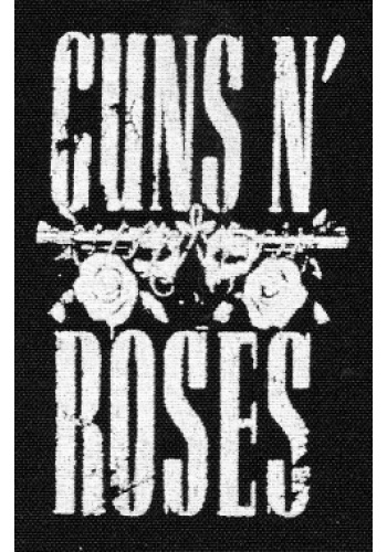 Naszywka GUNS'N'ROSES logo z różami