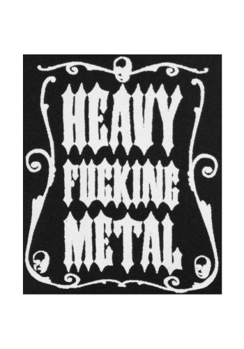 Naszywka Heavy Fucking Metal 
