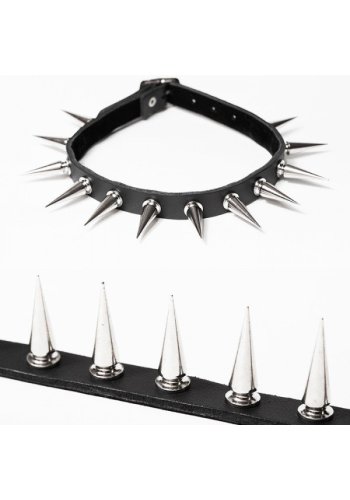 Obroża 1-rzędowa Spike długie