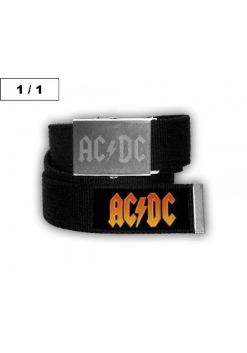 Pas parciany AC/DC logo