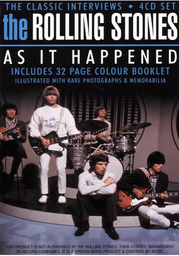 THE ROLLING STONES "As It Happened: The Classic Interviews" 4CD